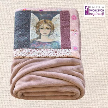 Anioł 5 - Poduszko-koc 2w1 - Duży